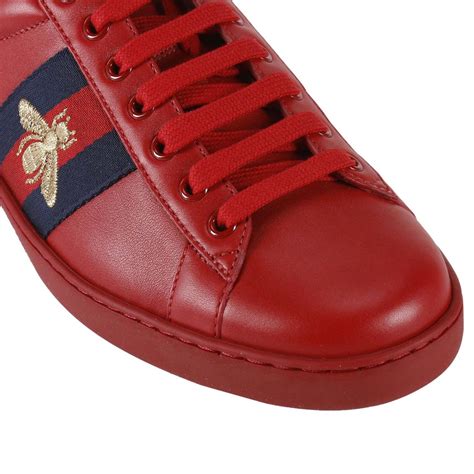 scarpe gucci rosse uomo|sneakers gucci su farfetch.